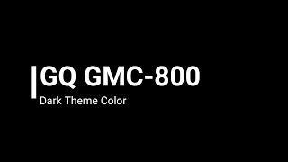 Dark theme color setting with GQ GMC-800 Geiger Counter