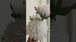 DIY How to Make Easy Crepe Paper Flowers Looks like Realistic #shorts #viralvideo #diy #craft