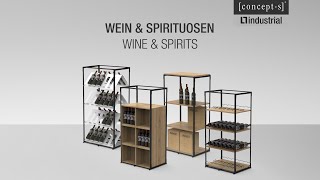 concept-s LL-INDUSTRIAL Shopdesign Wein & Spirituosen