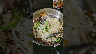 Ching's Chowmin ready in 5 minutes for evening snack 🍜🔥 #shortsfeed #shortsvideo #food #recipe