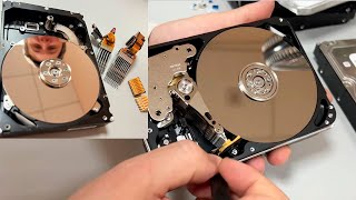 Разбираем гелиевый диск Seagate - что внутри? Сравниваем гелиевый диск с воздушным жестким диском