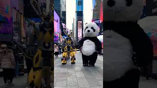 Times Square CHARACTERS! 😮 #shorts #newyorkcity #timessquare