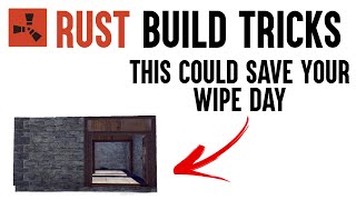 The Tip You Need To Remember! - Rust Base Building Tips and Tricks 2022