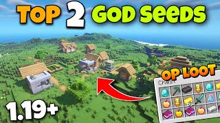 Top 2 Best God Seeds For Minecraft 1.19 Bedrock And Pocket Edition || Seed Minecraft 1.19 🔥🔥