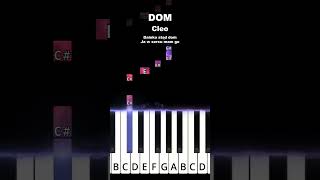 DOM - Cleo #piano #pianino #tutorial #muzyka #foryou #shorts