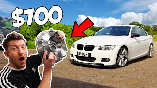 My TWIN-TURBO 335i BMW Gets A SINGLE MASS FLYWHEEL & 550I CLUTCH!