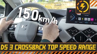 DS 3 Crossback E-Tense Top Speed Range | Recharging