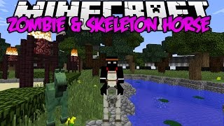 Minecraft | How To Spawn A Zombie & Skeleton Horse | 1.7.10 and 1.8