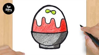 #556 How to Draw a Bingsoo - Easy Drawing Tutorial