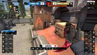 XANTARES Muazzam 1vs2 Clutch!! - Eternal Fire vs SINNERS #forEF