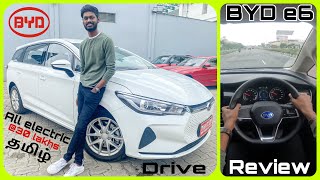 BYD e6 detailed Tamil review | Drive review on highway | 8 year warranty 💯