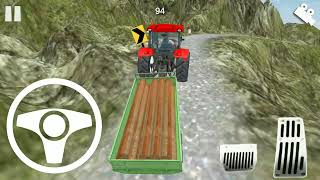 Heavy Tractor Trolley Cargo Simulator Tractor Driver Simulator - Traktör Yük Taşıma oyunu traktör