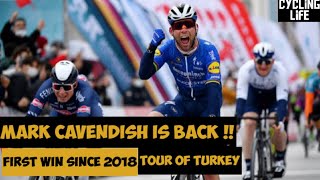 Mark Cavendish First Victory since 2018 #cycling