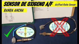 Sensor de oxigeno A/F o de banda ancha, como funciona, su señal y como probarlo (extendido)