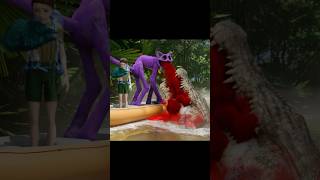 The red smoke of CatNap VS the crocodile! #insideout2 #crocodile