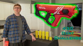 SHOOTING 430 NERF DARTS AS FAST AS POSSIBLE #14 | RIVAL PERSES