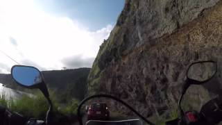 Road to Hana on Honda crf250L dual sport dirt bike