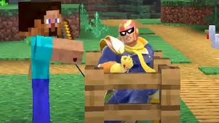 I can't believe Steve in Smash is a real thing...