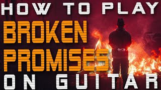 Learn how to play LUNA - Broken Promises  on Guitar -  Easy Lofi songs for guitar 2023