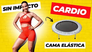 Cardio SIN IMPACTO en CAMA ELÁSTICA: (Rutina de 8 Min) para Quemar Grasa