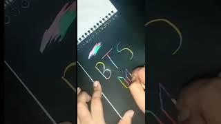 #art #drawing #satisfying #satisfying #creative #creative #color #diy #bts #viral #ytshorts #army