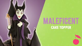 Maleficent Sugar Cake Topper Tutorial | How To Sugar Model | Cherry Toppers