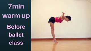 7 λεπτά προθέρμανση πριν το μπαλέτο / 7min warm up before ballet class