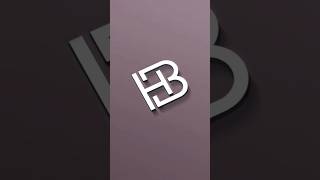 HB Logo Design Tutorial #shorts