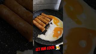 Monday morning 🍳 Aahh shit here we go again #breakfast #egg #seekhkabab #viral #shorts #cooking