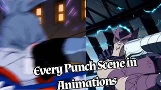 Cartoon Characters Ultimate Punch Compilation