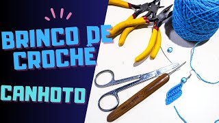 Versão CANHOTO | Brinco de crochê | Simples e fácil de fazer 😉