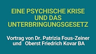 Eine psychische Krise und das Unterbringungsgesetz | HPE Österreich