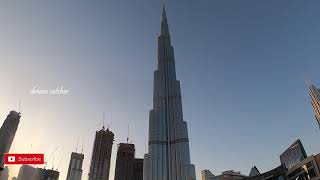 Amazing Dancing Fountain Show In Dubai | Burj Khalifa