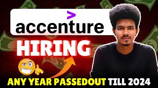 Accenture Bulk Hiring for Any Year of Passout Till 2024 | Accenture Mass Hiring 2024 | Sharmilan