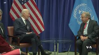 US President Biden uses final UNGA address to encourage peace in Ukraine, Gaza and Sudan