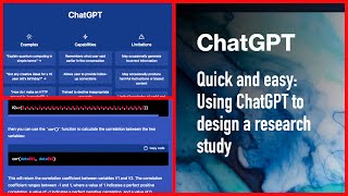 Using ChatGPT to design a research study: research question, method, analysis, discussion, titles.