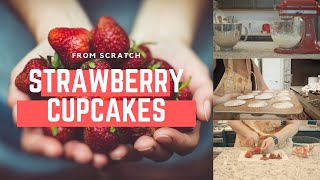 BMPCC4K // Strawberry Cupcakes 🧁 // From Scratch Recipe