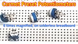 Cermet Preset Potentiometers