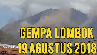 Detik-Detik gempa lombok 19 Agustus 2018 (Gempa Sembalun Rinjani) #prayforlombok