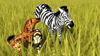 I PLAYED AS A ZEBRA AND THIS HAPPENED! Wild Savannah Roblox