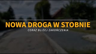 Jak idą prace przy przebudowie drogi w Stobnie?