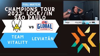 Sen Tarik Reaction Team Vitality vs Global Esports Full Match VCT 2023 LOCK//IN São Paulo #valorant