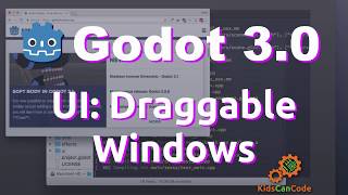 Godot 3: Draggable Windows