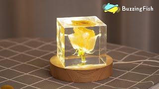 🌹 What Happens When You Put Fresh Rose Flower In Resin? | Fresh Rose VS Dried Rose 🌹