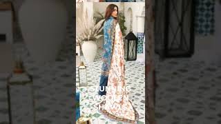 Noor by Sadia Asad Embroidered Woolen Shawl Collection ? D-7A-