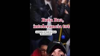 Intolerancia en transmilenio