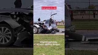 Smaller Airplane Collided with Car!