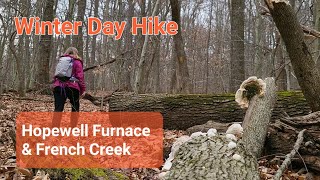 Winter Day Hike: Hopewell Furnace National Historic Site and French Creek State Park