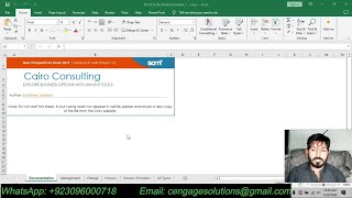 Excel Module 8 SAM Project A Cairo Consulting | Excel Module 8 SAM Project 1a