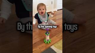 Adorable Baby's Perfect  Moves with a New Toy! 💃👶